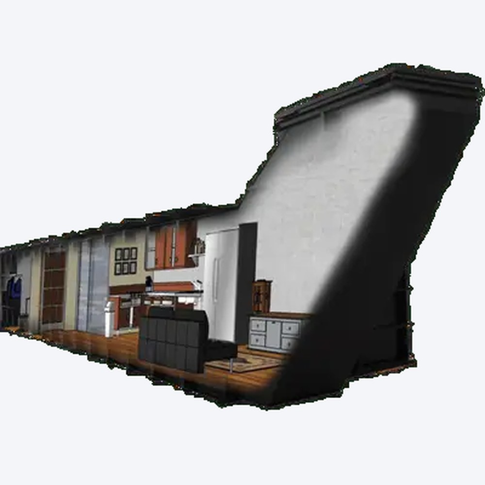 Aménagement intérieur d'un abri
