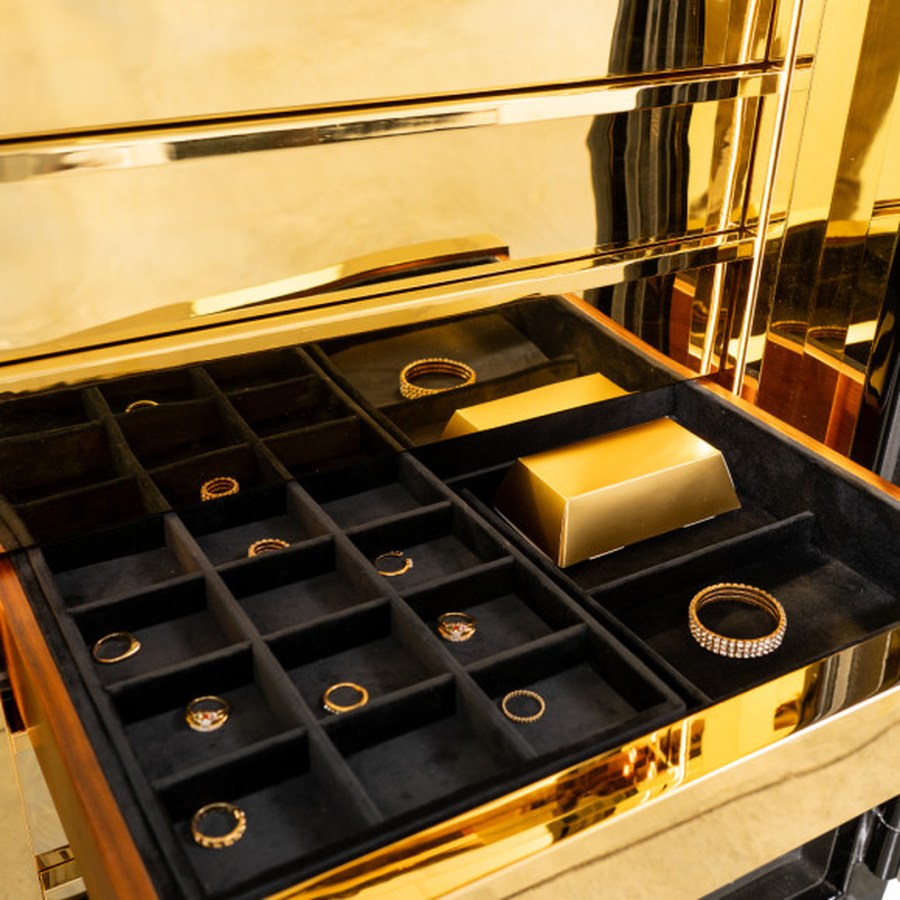 Plateau d'horlogerie d'un coffre-fort de la gamme EXCELLENCE