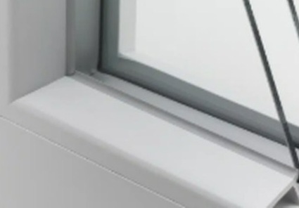 Parclose droite, fenêtre de style design