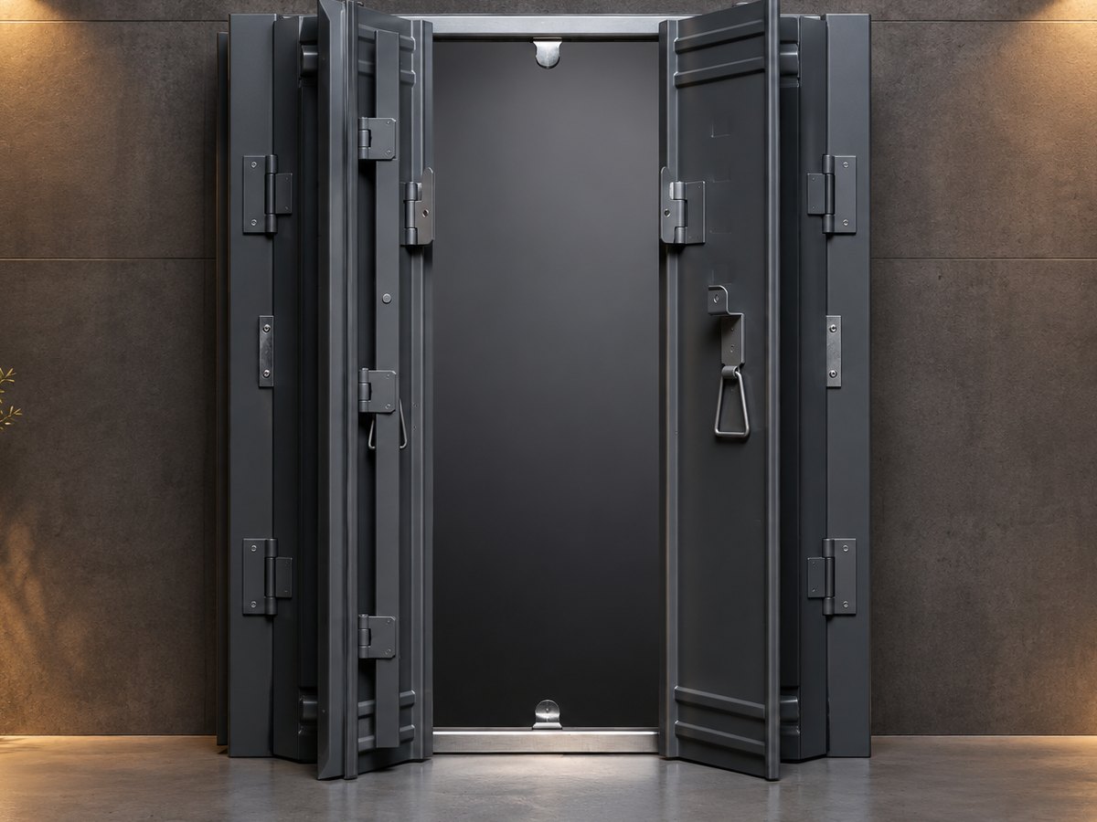 Persienne securite aluminium pliante