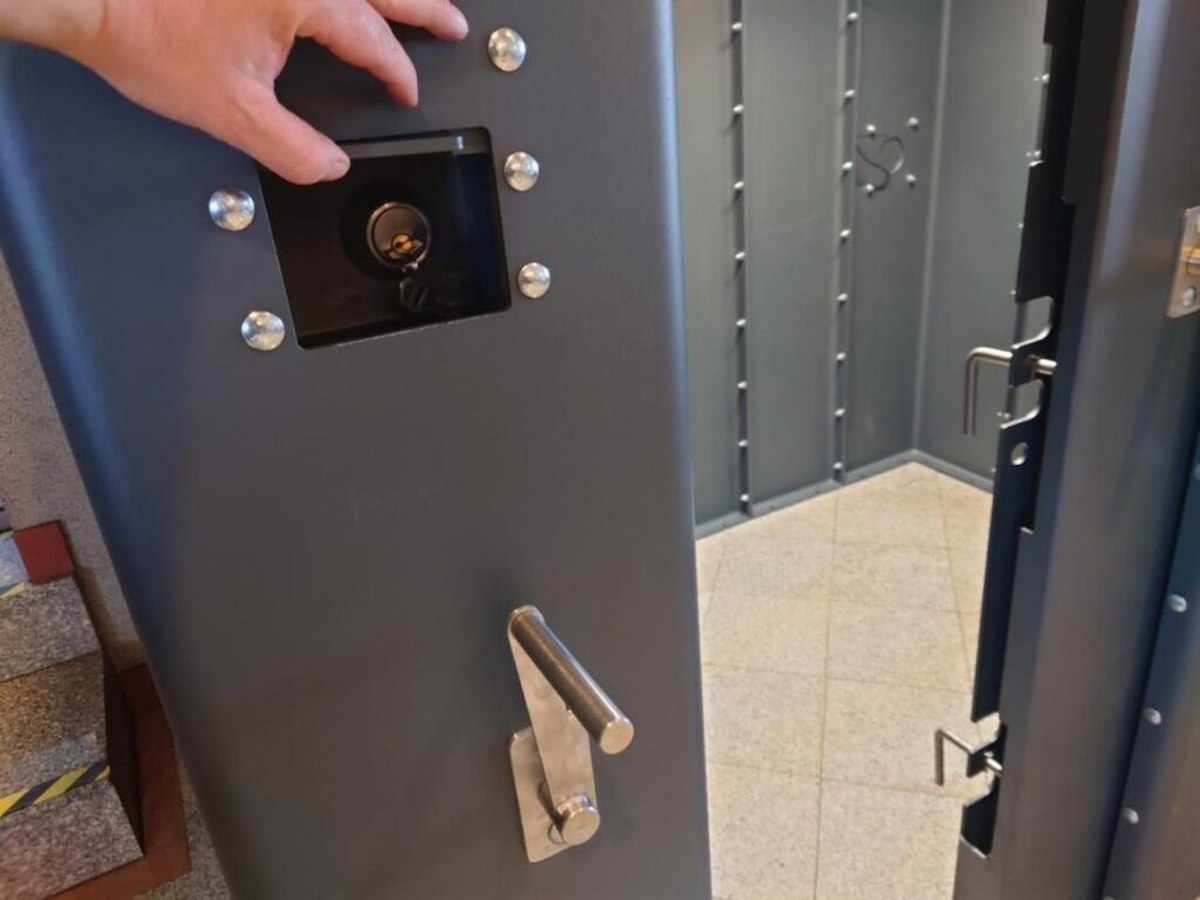 Serrure haute sécurité, pièce blindée en acier